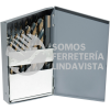 H5115 JUEGO DE 15 BROCAS PREMIUM DE ACERO DE ALTA VELOCIDAD ZANCO 3 PLANOS URREA