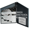 H5113 JUEGO DE 13 BROCAS PREMIUM DE ACERO DE ALTA VELOCIDAD ZANCO 3 PLANOS URREA