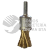 2822 CEPILLO TRENZADO CON VASTAGO DE ACERO LATONADO (3/4X0 010X1/4) TENAZIT