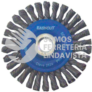 2824 CEPILLO CIRCULAR DE ALAMBRE TRENZADO EASY-CUT CARA DELGADA (4X0 020X5/8-11) TENAZIT