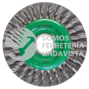 2826 CEPILLO CIRCULAR TRENZADO DOBLE (6X1X7/8-2R) TENAZIT