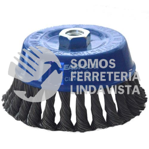 2842 CEPILLO TIPO COPA DE ALAMBRE TRENZADO EASY-CUT (5"X 020"XM14) TENAZIT