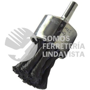 2853 CEPILLO DE ALAMBRE TRENZADO CON VASTAGO (1-1/8"X0 020"X1") TENAZIT