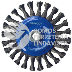 2879 CEPILLO CIRCULAR DE ALAMBRE TRENZADO EASY-CUT (6"X0 020"XM14-2) TENAZIT