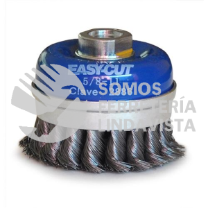 2886 CEPILLO TIPO COPA DE ALAMBRE TRENZADO EASY-CUT (3"X0 014"X5/8"-1) TENAZIT