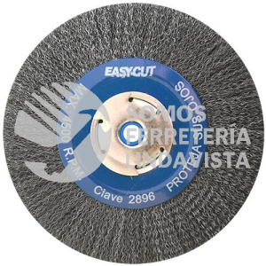 2896 CEPILLO CIRCULAR DE ALAMBRE ONDULADO EASY-CUT (8"X0 014"X5/8") TENAZIT