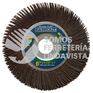 2902 RUEDA FLAP EASY-CUT PLUS GRANO 40 (6"X1-1/2"X1") TENAZIT