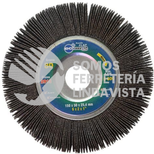 2915 RUEDA FLAP EASY-CUT PLUS GRANO 80 (6"X2"X1") TENAZIT