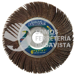 2934 RUEDA FLAP EASY-CUT PLUS GRANO 60 (6"X1"X1") TENAZIT
