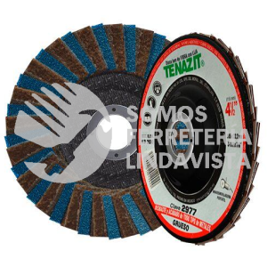 2977 DISCO LAMINADO FIBRA GRANO 40 (4-1/2"X7/8") TENAZIT