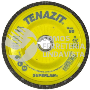 2982 DISCO LAMINADO SUPERLAM GRANO 80 (4-1/2"X5/8"-11) TENAZIT