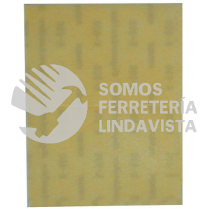 3223 HOJA DE LIJA SUPER ASSILEX COLOR AMARILLO PRECORTADA EN DOS GRANO 800K (6-2/3X5-1/8) TENAZIT