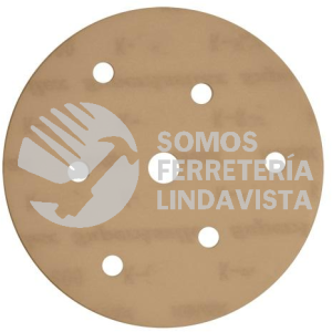 3244 DISCO DE LIJA SUPER ASSILEX DE 5" CON 7 PERFORACIONES GRANO 1200K TENAZIT
