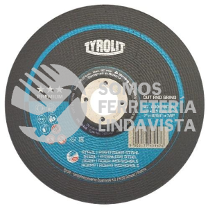 4221 DISCO DE CORTE Y DESBASTE 2 EN 1 TIPO 27 GRANO 30 (7"X9/64"X7/8") TYROLIT AUSTROMEX