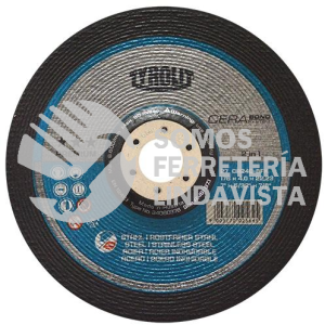 4225 DISCO DE DESBASTE CERABOND 2 EN 1 TIPO 27 GRANO 24 (7"X5/32"X7/8") TYROLIT AUSTROMEX