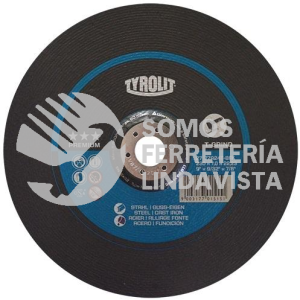 4229 DISCO DE DESBASTE T-GRIND TIPO 27 GRANO 24 (9"X9/32"X7/8") TYROLIT AUSTROMEX