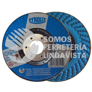 4240 DISCO RONDELLER 2 EN 1 TIPO 29 GRANO 36 (4-1/2"X7/8") TYROLIT AUSTROMEX