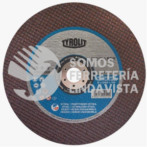 4256 DISCO DE CORTE CERABOND 2 EN 1 TIPO 41 GRANO 60 (9"X5/64"X7/8") TYROLIT AUSTROMEX