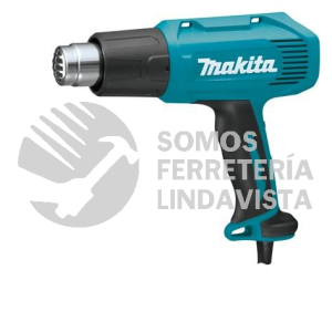 HG6031VK PISTOLA TERMICA 80 -550 GRADOSC INTERRUPTOR 2 NIVELES 9 ECENARIOS TEMPERATURA C/ESTUCHE 1,800W MAKITA