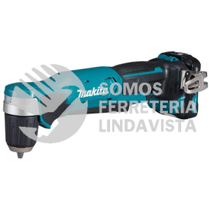DA333DWME TALADRO ANGULAR DE 10MM 3/8" V V R 0-1,100 RPM LI-ION 2 BAT 4 0 A H Y CARG SWITC TIPO PALETA C/LUZ,FRENO,MALETIN 12V MAKITA