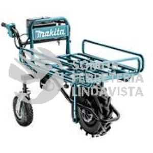 DCU180RT2 CARRETILLA V V R 120 MIN CARGA 130KG, INCLINACION 12 GRADOS,M/BL LI-ION 1 BAT 3 0 A H Y CARG C/LUZ,CANASTA TUBULAR 18V + 18V 36V MAKITA