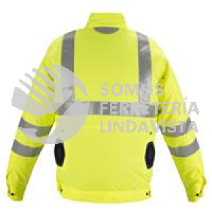 DFJ214Z2XL CHAMARRA AMARILLA ELECTRO-VENTILADA MOTOR BL A BATERIA LI-ION 18V S/BAT Y CARG 18V MAKITA