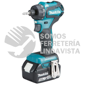 DDF083RFE ATORNILLADOR TALADRO 1/2"V V R 0-500 0-1,700 RPM M/BL LI-ION 2 BAT C/IND, 3 0 A H Y CARG C/LUZ, FRENO,MALETIN 18V MAKITA