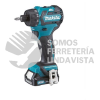 DF032DWME ATORNILLADOR TALADRO 3/8"V V R 0-450 0-1,500 RPM M/BL LI-ION 2 BAT 4 0 A H C/IND Y CARG C/LUZ, FRENO, BROQ ZANCO HEX, MALETIN 12V MAKITA