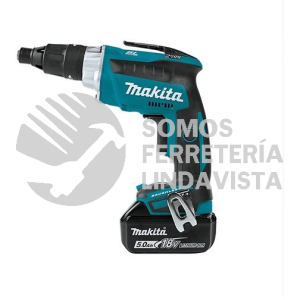 DFS251RTE ATORNILLADOR P/ALUMINIO V V R 0-2,500 RPM M/BL LI-ION 2 BAT 5 0 A H C/IND Y CARG C/LUZ,MALETIN 18V MAKITA
