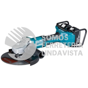 DGA900Z ESMERIL 180MM 9" 6,000 RPM M/BL LI-ION S/BAT Y CARG C/FRENO 18V + 18V 36V MAKITA