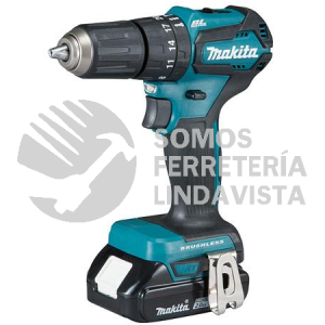 DHP483Z ROTOMARTILLO ATORNILLADOR 1/2"V V R 0-500 0-1,700 RPM M/BL LI-ION S/BAT Y CARG C/LUZ FRENO SUB COMPACT 18V MAKITA