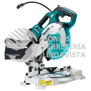DLS600Z SIERRA DE INGLETE 165MM 6-1/2" 5,000 RPM M/BL LI-ION S/BAT Y CARG, CORTE MAX 90 GRADOSC/FRENO, LUZ, DISCO 18V MAKITA