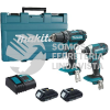 DLX2221YX1 COMBO SUB COMPAC (DHP483 ROTOM + DTD155 ATORN IMP ) LI-ION M/BL 2 BAT 1 5 AH Y CARG C/LUZ, MALETIN 18V MAKITA