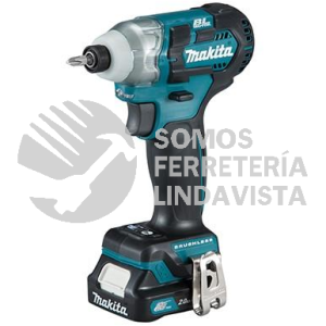 TD111DWME ATORNILLADOR IMPACTO V V R 0-2 300 RPM M/BL IND BAT LI-ION 2 BAT 4 0 A H C/IND Y CARG C/LUZ FRENO, MALETIN 12V MAKITA