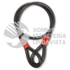 CSDL-15 CABLE CANDADO FLEXIBLE DE SEGURIDAD DOBLE LAZO 1.5 METROS MIKELS