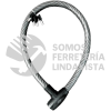 C-4612 CABLE CANDADO FLEXIBLE 4 LLAVES DE SEGURIDAD 1 METRO MIKELS