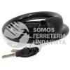 C-4613 CABLE CANDADO FLEXIBLE HD 4 LLAVES DE SEGURIDAD 1.5 METROS MIKELS