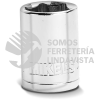 DC-5025 DADO CORTO 1/4" ESTANDAR 1/2" 6 PUNTAS MIKELS
