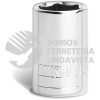 DC-1325 DADO CORTO 1/4" MILIMETRICO 13 MM 6 PUNTAS MIKELS