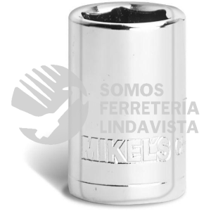 DC-1325 DADO CORTO 1/4" MILIMETRICO 13 MM 6 PUNTAS MIKELS