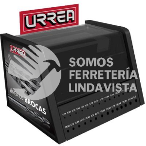 EXBROCAP EXHIBIDOR CON BROCAS PREMIUM DE ACERO DE ALTA VELOCIDAD, 610 PIEZAS URREA