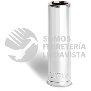 DL-1238 DADO LARGO 3/8" MILIMETRICO 12 MM 6 PUNTAS MIKELS