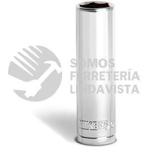 DL-1338 DADO LARGO 3/8" MILIMETRICO 13 MM 6 PUNTAS MIKELS