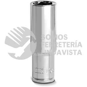 DL-1250 DADO LARGO 1/2" MILIMETRICO 12 MM 6 PUNTAS MIKELS