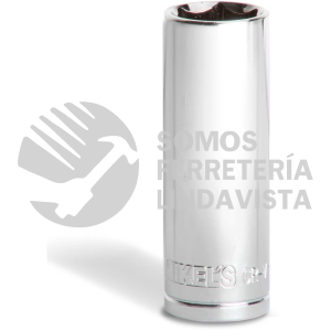 DL-1650 DADO LARGO 1/2" MILIMETRICO 16 MM 6 PUNTAS MIKELS