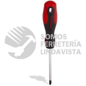 DCB-144 DESARMADOR DE CRUZ 1/4" X 4" CROMO VANADIO MAGNETIZADO MIKELS