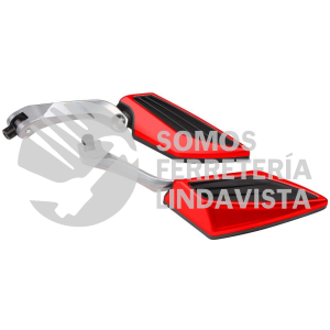 EURM-R ESPEJO RETROVISOR UNIVERSAL PARA MOTO ROJO MIKELS