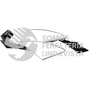 EURM-2P ESPEJO RETROVISOR UNIVERSAL TRIANGULAR PARA MOTO PLATA MIKELS