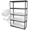 EMA-4824 ESTANTE PARA ALMACENAJE METALICO 48" X 18" 5 REPISAS 500 KILOGRAMOS MIKELS