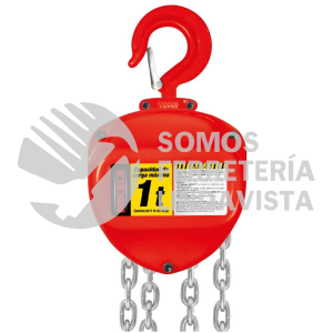 PM-16 POLIPASTO MANUAL 1 TONELADAS CADENA 6 METROS MIKELS